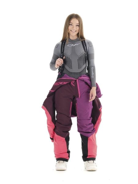 Комбинезон сноубордический Dragonfly Premium Woman Purple&Brown в Новороссийске