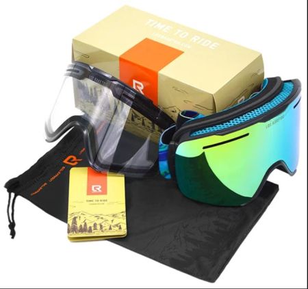 Купить Маска Los Raketos SNAP yellow chrom 22119 в Новороссийске