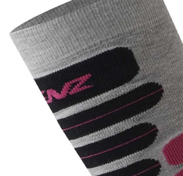 Купить Носки LENZ Skiing 2.0 Light Grey/Pink в Новороссийске