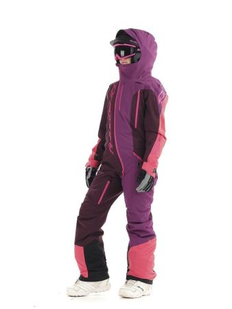 Комбинезон сноубордический Dragonfly Premium Woman Purple&Brown в Новороссийске