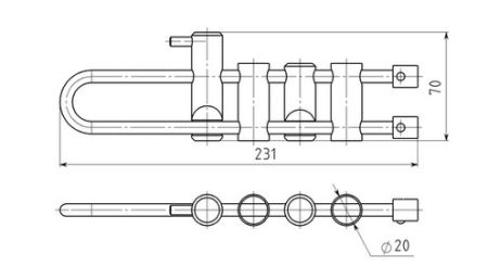  Спусковое устройство Вертикаль Решетка стальная в Новороссийске  
