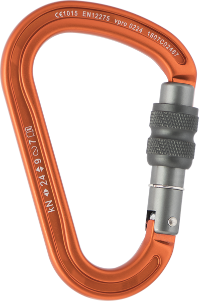  Карабин Венто Titanium с муфтой кейлок оранжевый в Новороссийске  