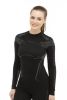 купить Футболка Brubeck DRY W LS1569W черный/графит