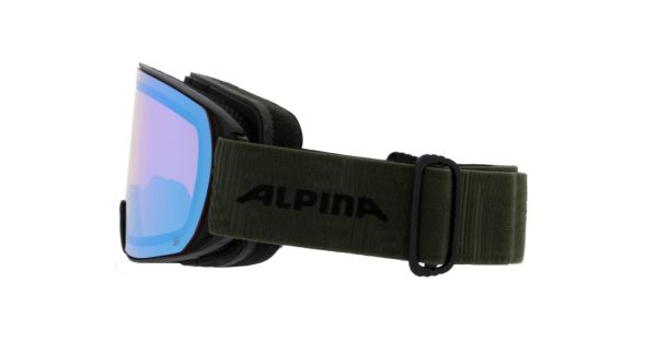 Купить маска alpina г/л nakiska q black-olive matt/q green s2 в Новороссийске